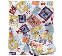 THE WIZARD OF OZ All Over Character Print 1 Silky Touch Super Soft Throw Blanket 152 x 127 cm