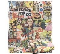 THE WIZARD OF OZ All Over Character Print 2 Silky Touch Super Soft Throw Blanket 152 x 127 cm