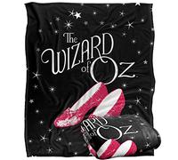 THE WIZARD OF OZ Black and White and Ruby Slippers Silky Touch Super Soft Throw Blanket 152 x 127 cm