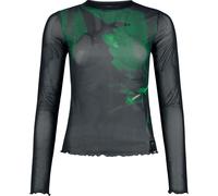 The Wizard of Oz by Killstar Truly Wicked - Mesh Top Long-sleeved Top green S
