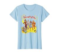 The Wizard of Oz Classic Brick Road T-Shirt, Women, Baby Blue, Medium