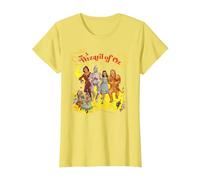 The Wizard of Oz Classic Brick Road T-Shirt, Women, Lemon Yellow, Small