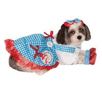 The Wizard of Oz: Dorothy Pet Costume for for Dogs or Cats by Rubies, XL