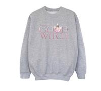 The Wizard of Oz Girl's Wicked Good Witch Sweatshirt in Grey | Size: 5-6 Years The Wizard of Oz Grey 5-6 Years