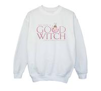 The Wizard of Oz Girl's Wicked Good Witch Sweatshirt in White | Size: 5-6 Years The Wizard of Oz White 5-6 Years