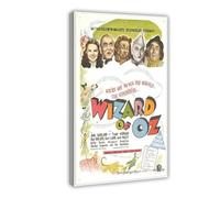 The Wizard of Oz Iconic Vintage Movie Poster 4 Canvas Poster Wall Art Decor Print Picture Paintings for Living Room Bedroom Decoration 16x24inch(40x60cm)