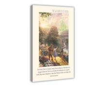 The Wizard of Oz Iconic Vintage Movie Poster Canvas Poster Bedroom Decor Landscape Office Room Decor Gift 24x36inch(60x90cm)
