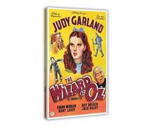 The Wizard of Oz Judy Girlande Film Poster Canvas Poster Wall Art Decor Print Picture Paintings for Living Room Bedroom Decoration Frame-style 20x30inch(50x75cm)