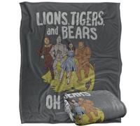 The Wizard Of Oz Lions, Tigers, And Bears Blanket Multicoloured (One Size)