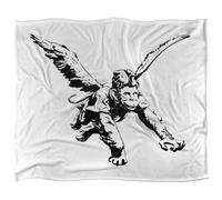 The Wizard Of Oz Nikko The Flying Monkey Blanket White (147Cm X 91Cm)