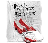 THE WIZARD OF OZ No Place Like Home Silky Touch Super Soft Throw Blanket 152 x 127 cm