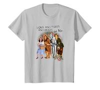 The Wizard of Oz Oh My T-Shirt, Youth, Silver Grey, 2T