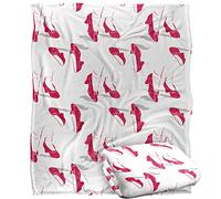 THE WIZARD OF OZ Ruby Slippers All Over Print Silky Touch Super Soft Throw Blanket 152 x 127 cm
