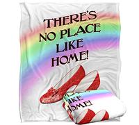 THE WIZARD OF OZ There's No Place Like Home Silky Touch Super Soft Throw Blanket 152 x 127 cm