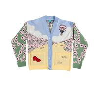 The Wizard of Oz Women's Yellow Brick Road Knitted Cardigan | Size: 3XL The Wizard of Oz Multicolor 3XL