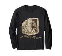 The Wolf and the Seven Young Goats Classic Fairy Tale Long Sleeve T-Shirt