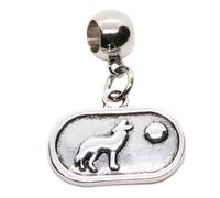 The Wolf Charm - Metal Alloy Wolf Decor for Wolf Girl Enthusiasts, Elegant and Durable Accessory, Perfect for Jewelry Making, Crafting, and Personalizing Your Unique Style