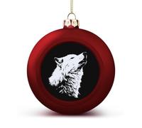 The Wolf Christmas Baubles Hanging 1PCS