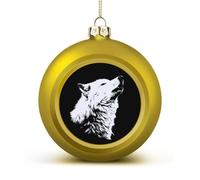 The Wolf Christmas Baubles Hanging 4PCS
