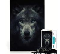 The Wolf Ghost 1000 Piece Jigsaws for Teenagers Puzzle Brain Workout Toy Calm Escape Art Assembly Thoughtful Gift (38x26cm)