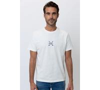 The Wolf Men's Boston Short Sleeve T-Shirt in White | Size: Medium The Wolf White M