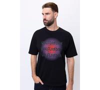 The Wolf Men's Bournemouth Short Sleeve T-Shirt in Black | Size: XL The Wolf Black XL