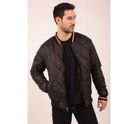 The Wolf Men's Diamond Reversible Bomber Jacket in Black | Size: Medium The Wolf Black M