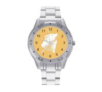 The Wolf Men's Stainless Steel Quartz Watch | Bussiness Minimalist Three-Hand Wristwatch for Boyfriend Father Business Gift