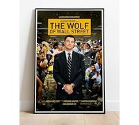 The Wolf Of Wall Street Leonardo DiCaprio Movie Film Promo Poster Huge 36"x24" Poster Print Similar (Slightly Larger) to A1 Size : Retro Reproduction BRING YOUR WALLS TO LIFE !!