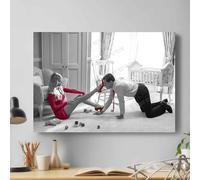 The Wolf of Wall Street Leonardo DiCaprio Picture Print Canvas Wall Art Decoration (61cm X 41cm)
