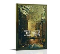The Wolf of Wall StreetPosters for Bedroom Aesthetic Poster Decorative Painting Canvas Wall Art Living Room Posters Bedroom Painting Wall Art DecorFrame-style16x24inch(40x60cm)