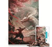 The Wolf Samurai 1000 Piece Jigsaw Puzzle for Teenagers Reason Skill Toy Stress Free Exact Cut Lovely Present (50x75cm)