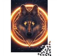 The Wolf Within Poster 1000 Piece Puzzle, Animal Themed Puzzle for Adults And Teens, Indoor Hobby Gift, 38x26cm/1000pcs