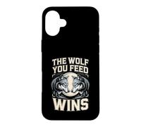 The Wolf You Feed Wins Wolves Pack Case for iPhone 16 Plus