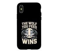 The Wolf You Feed Wins Wolves Pack Case for iPhone X/XS
