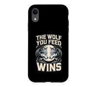 The Wolf You Feed Wins Wolves Pack Case for iPhone XR