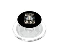 The Wolf You Feed Wins Wolves Pack PopSockets PopGrip for MagSafe