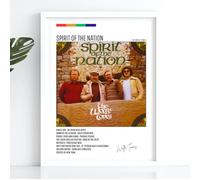 The Wolftones tracklist Tour Concert Album Music A3 Wall Art Print - Unframed Poster Concert Festival Glossy Artwork Unique Home Décor Gift Bedroom Mancave Britpop Spirit of the Nation White
