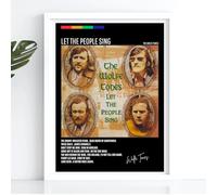 The Wolftones Tracklist Tour Concert Album Music A3 Wall Art Print - Unframed Poster Concert Festival Glossy Artwork Unique Home Décor Gift Bedroom Mancave Britpop Black