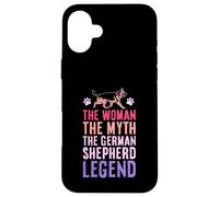 The Woman The Myth The German Shepherd Legend Case for iPhone 16 Plus