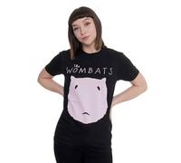 The Wombats Men's Logo Cotton T-Shirt in Black | Size: Medium The Wombats Black M