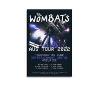 The Wombats Posters Stylish Print Poster Aesthetic Wall Art Decor Vintage Canvas Decorative Painting Poster Living Room Bed Room Derector 16x24inch(40x60cm) Unframe-style