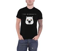The Wombats T Shirt Rainbow Eyes Band Logo Official Mens Black XXL