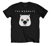 Wombats - the - The Wombats Unisex Tee: Rainbow Eyes - X-Large - Black