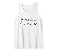 the won where my BFFs are my Bride Crew cute hen party top Tank Top
