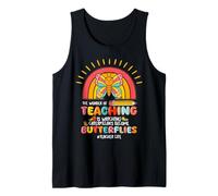 The Wonder Of Teaching Butterflíe Teacher Back To School Tank Top