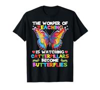 The Wonder of Teaching is Watching Caterpillar Teacher T-Shirt