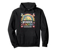 The Wonder Of Teaching Is Watching Caterpillars Become Teach Pullover Hoodie