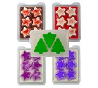 The Wonder of You Waxes - 5 x Christmas Wax Melts Gift Set - 5 Festive Scents, Christmas Pudding, Candy Cane, Snow Angel, Christmas Spice, Nutcracker - High Scented, Natural Wax, Long-Lasting, 410g