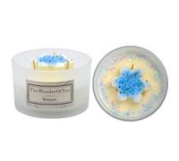 The Wonder of You Waxes - Christmas Scented Candles Gingerbread, Frosted Snowflake - 500g Soy Wax, 60 Hr Burn, Luxury Triple Wick Candle, Gifts, Birthdays, Anniversary, Decor - (Frosted/Snow Flake)